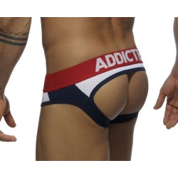 Jockbrief Addicted Bleu, Combi Mesh