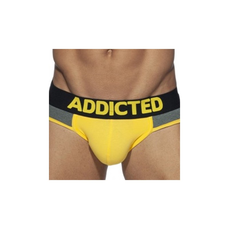 Jockstrap Spacer Jock Addicted AD807 jaune