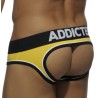 Jockbrief Addicted jaune double piping bottomless